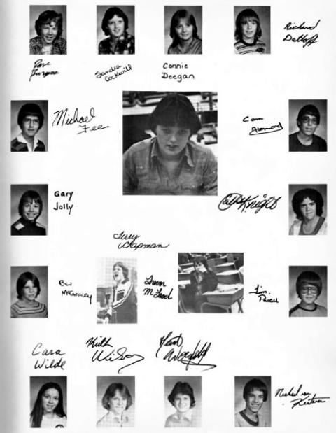 Lorne Akins 1979 Yr Book Grades 7-9