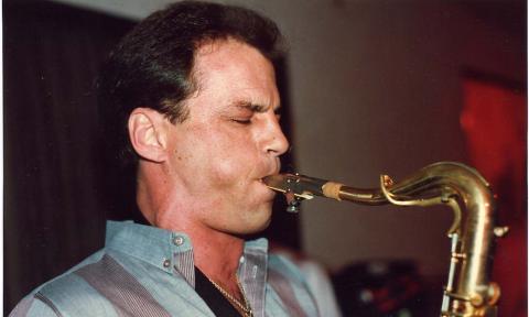 Dirk Blowin in 1986'