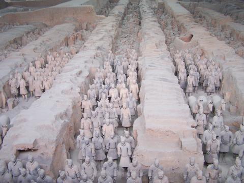 terracotta warriors