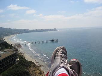 View from my paraglider - LaJolla