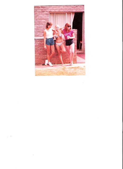 Sharon Hart, Tissy & Donna , summer 1984