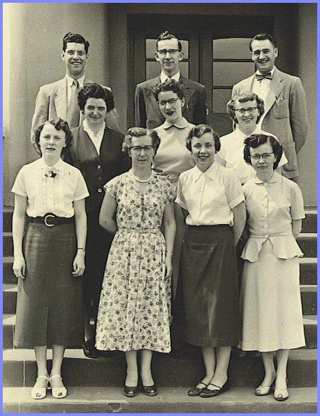 Yarrow School Teachers, 1953-54