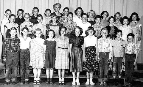 Mrs. Poyner 6th Grade - 1953-54