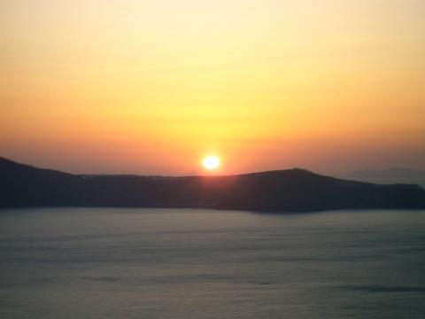 Sunset Santorini Greece 2006