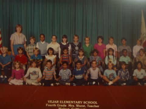 Mrs Wurst 4th Grade 1983-84