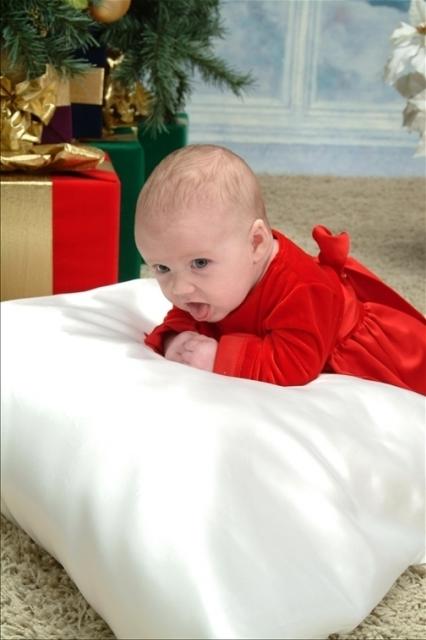 Haylee Grace - 2 months - 1st Christmas