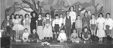 Mrs. Hopper's 3rd grade play-circa1954