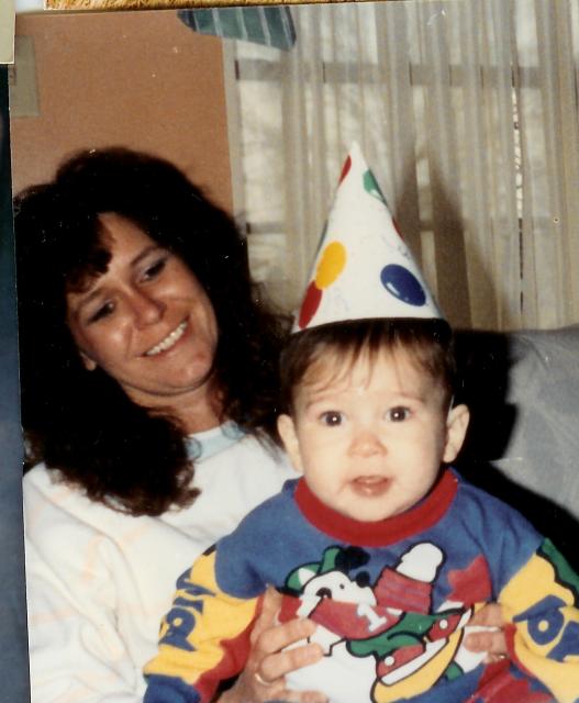 Sherri and Wendy's son Robbie as baby