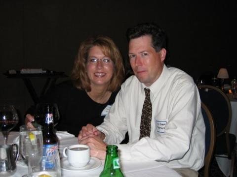 Jeni Brown O'Malley and husband Chris