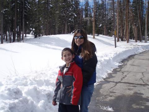 My son Alan and I in Lake Tahoe