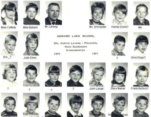 Kindergarten class '70-'71,Ms. Schroeder