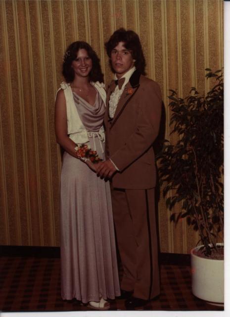 Me & Charlie (O'Neal) Jones - Sr Prom '78