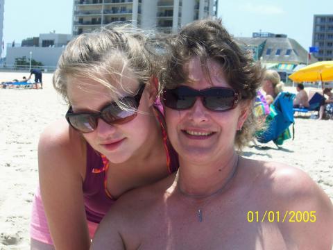 My daughter, Sarah and me, June 06