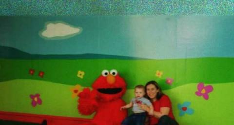 Elmo, Charlie and Mommy