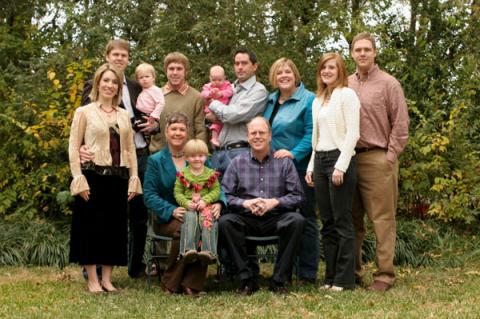 Bill and Nelda Streich's family