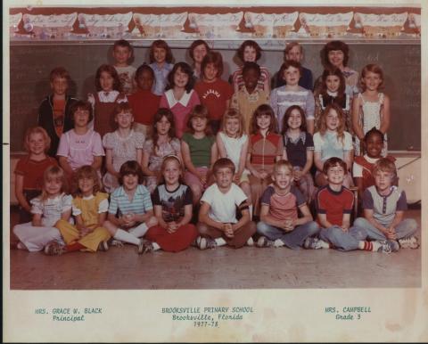 Mrs. Campbell's 3rd grade Class 1977-78