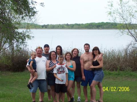 my family at the lake