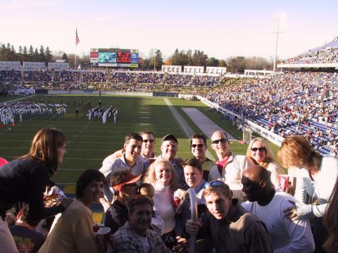 In the Skybox at the Naval Academy