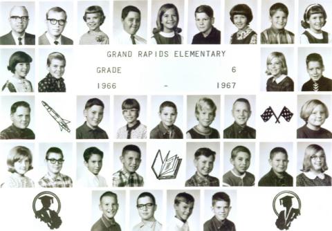Grand Rapids Elem 6th grd 1966-67