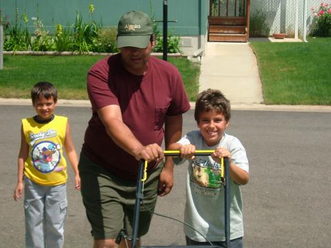 1st mowing lesson