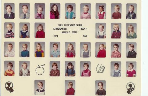 Mrs Speer Class 1974 - 1975