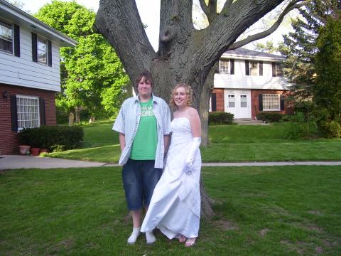 My son & daughter her prom