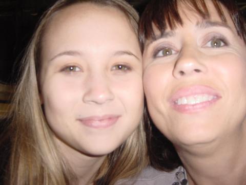 my daughter Ashlee and me