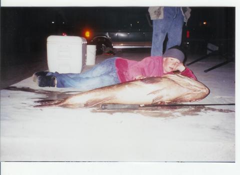 ron with his dads big fish