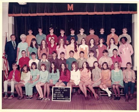 8th Grade Class 1971