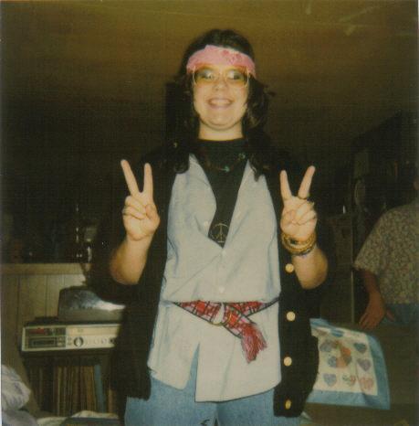 Jenny as a Hippie