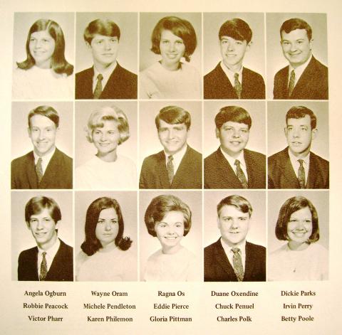 East Meck Class of '68 yearbook pics