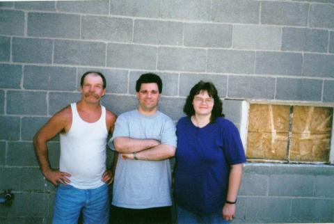 My Uncle Lynn Me and my wife Michele in Keyser West Virginia