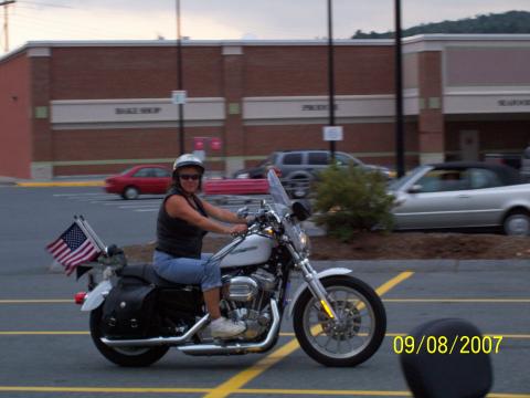 me on my harley in littleton NH