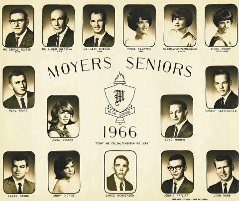 Moyers Senior Class of 1966
