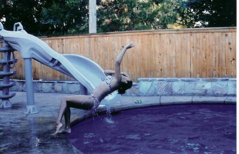 Desi in Pool