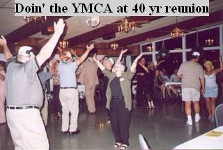 YMCA at dinner/dance