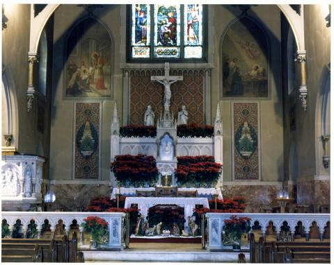 Altar At Christmas