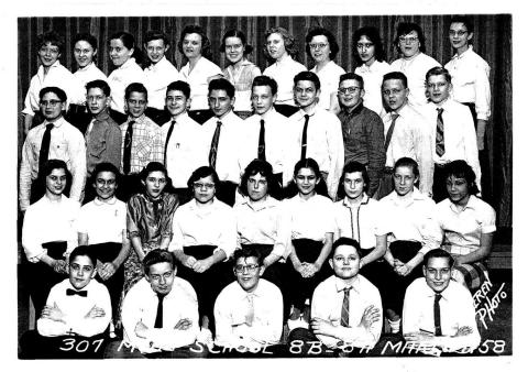 Bernhard Moos Elementary School Class of 1958 Reunion - January 1958 Grads
