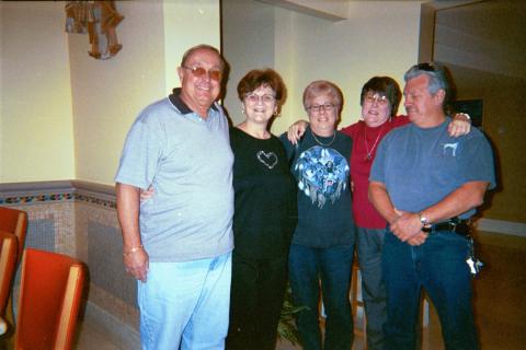 Don, Bobbi, Karen, Judy & Karen's beau