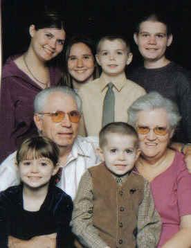 Grandparents with grandchildern