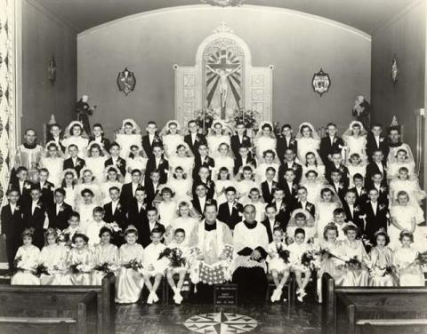 First Communion in mid 50's