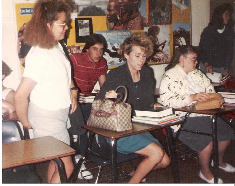 FRENCH CLASS 1987-88