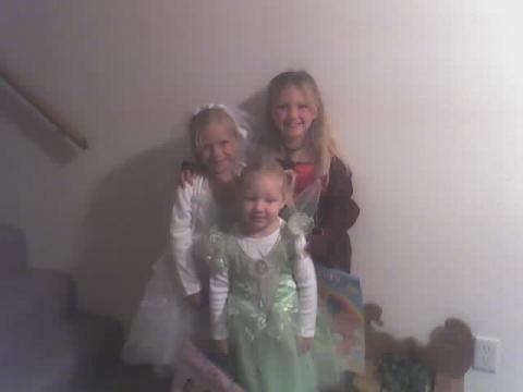 my girls on halloween 2005