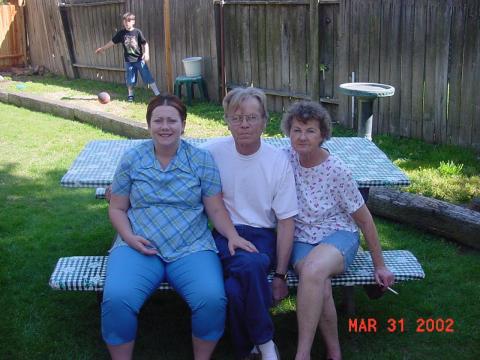 pregnant & with my Grandparents at Easter