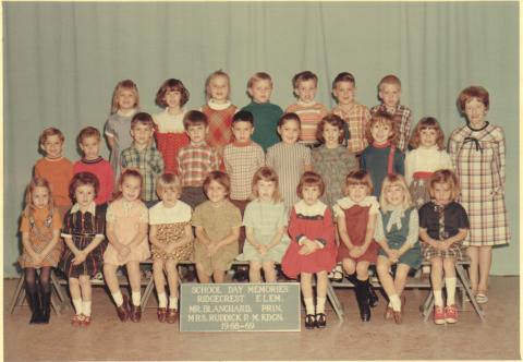 Kindergarten 1968-1969