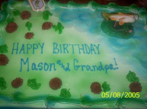 Mason's and Grandpa's birthday