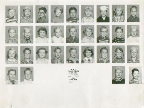 Mrs.Harris 1st grade 1958