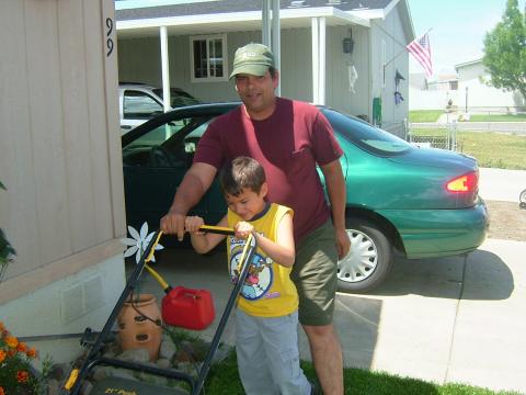 1st Mowing lesson