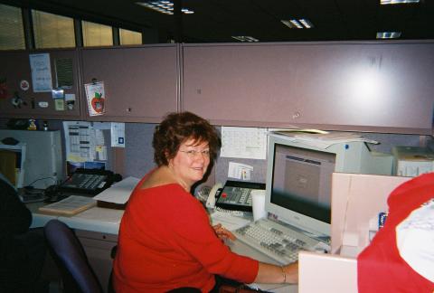 Carmen at work