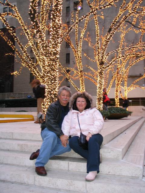 Windy & Rubin in NY City Christmas 2006